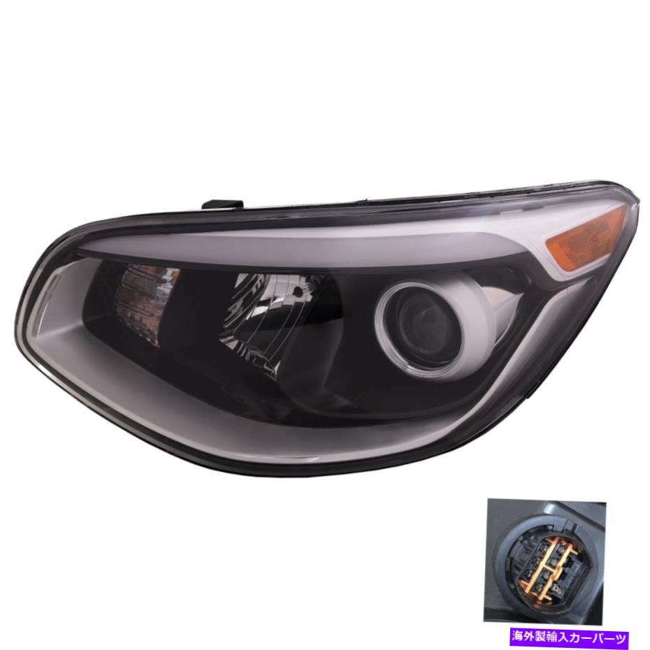 USヘッドライト ヘッドライトハロゲン左ドライバー高品質カーパフィット2017-2019 Kia Soul Headlight Halogen Left Driver High Quality CAPA Fits 2017-2019 KIA Soul【並行輸入品】