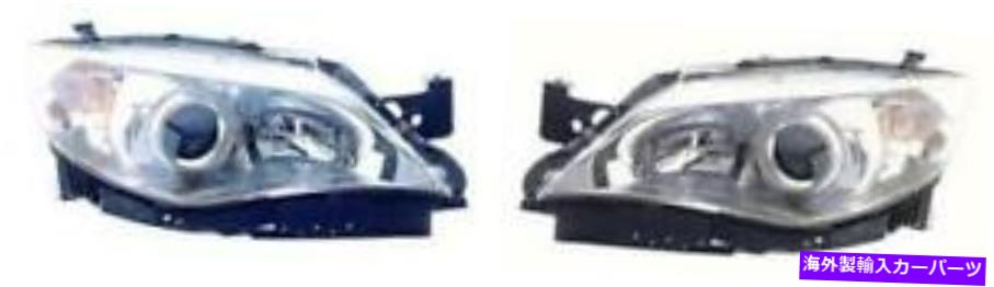 USヘッドライト サイド/ペアフィッツ2008 - 2009 Subaru Imperzaフロントヘッドライトアセンブリの取り替え SIDE/PAIR fits 2008 - 2009 Subaru Impreza Front Headlight Assembly Replacement【並行輸入品】