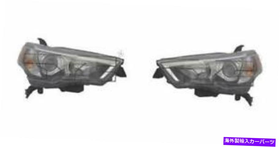 USヘッドライト サイド/ペアフィット2014 - 2020トヨタ4Runnerフロントヘッドライトアセンブリの取り替え SIDE/PAIR fits 2014 - 2020 Toyota 4Runner Front Headlight Assembly Replacement【並行輸入品】|Us Custom Parts Shop USDM