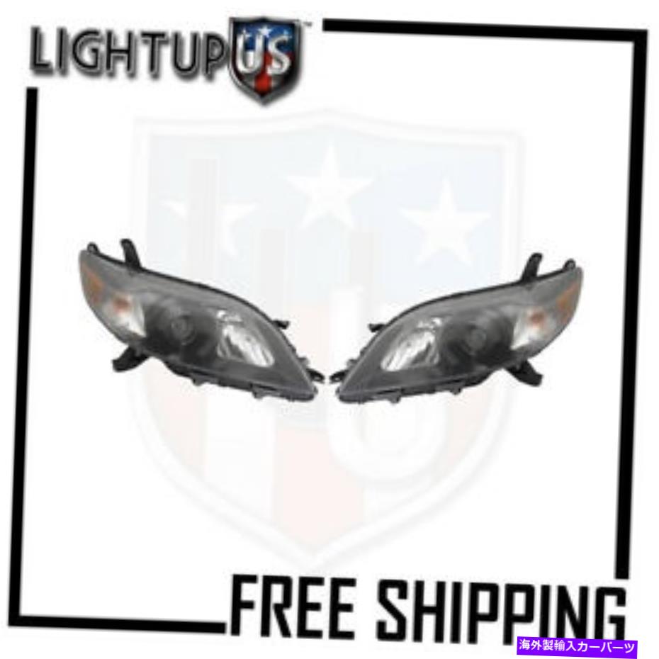 USヘッドライト フィット2011-14トヨタシエナヘッドライトランプペア左右セット Fits 2011-14 TOYOTA SIENNA HEADLIGHT LAMP PAIR LEFT AND RIGHT SET【並行輸入品】