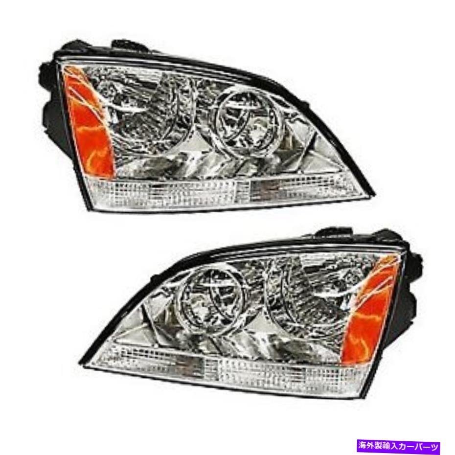 USヘッドライト 新しいヘッドライトヘッドランプアセンブリペアセットドライバ+乗客側左+右 NEW Headlight Headlamp Assembly PAIR Set Drivers+Passengers Side Left+Right【並行輸入品】