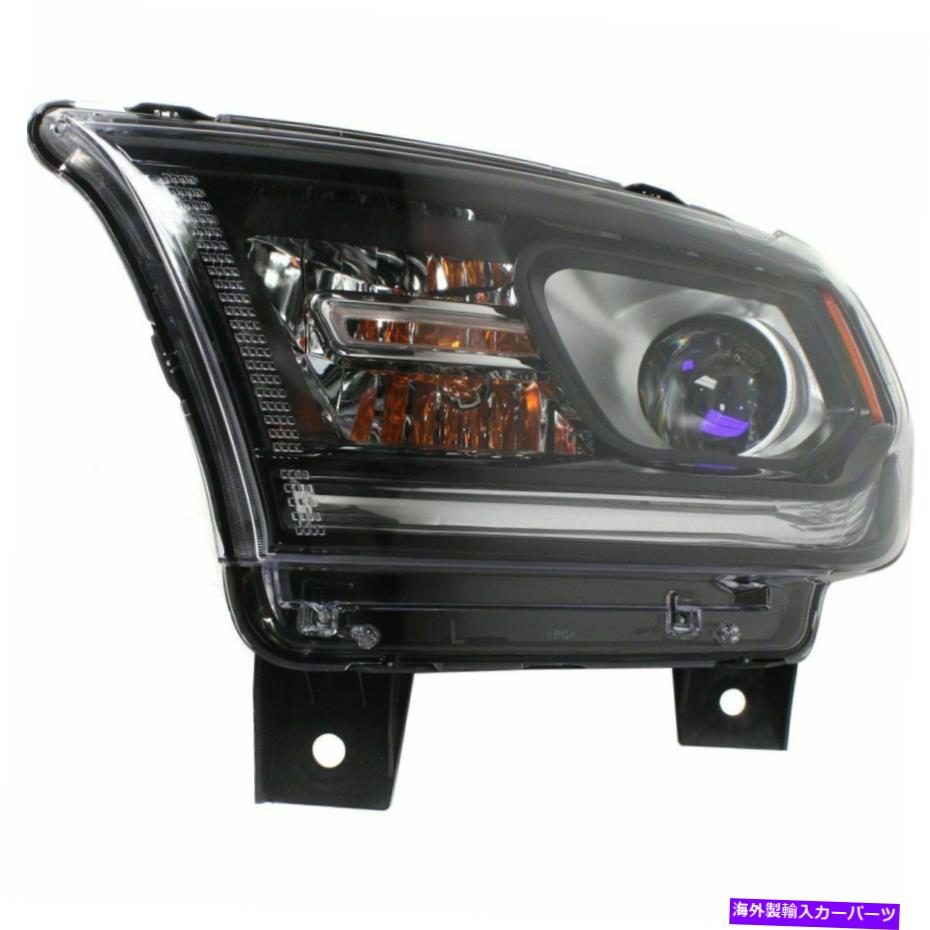 USヘッドライト 2014-2015 Dudge DurangoのハロゲンヘッドライトW /電球の黒いインテリア Halogen Headlight For 2014-2015 Dodge Durango Left w/ Bulb(s) Black Interior【並行輸入品】｜Us Custom Parts Shop USDM