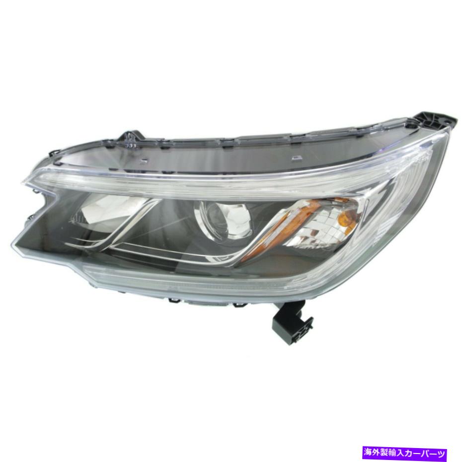 USヘッドライト 2015-2016 Honda CR-Vツーリングモデルのヘッドライト Headlight For 2015-2016 Honda CR-V Touring Model Left With Bulb【並行輸入品】