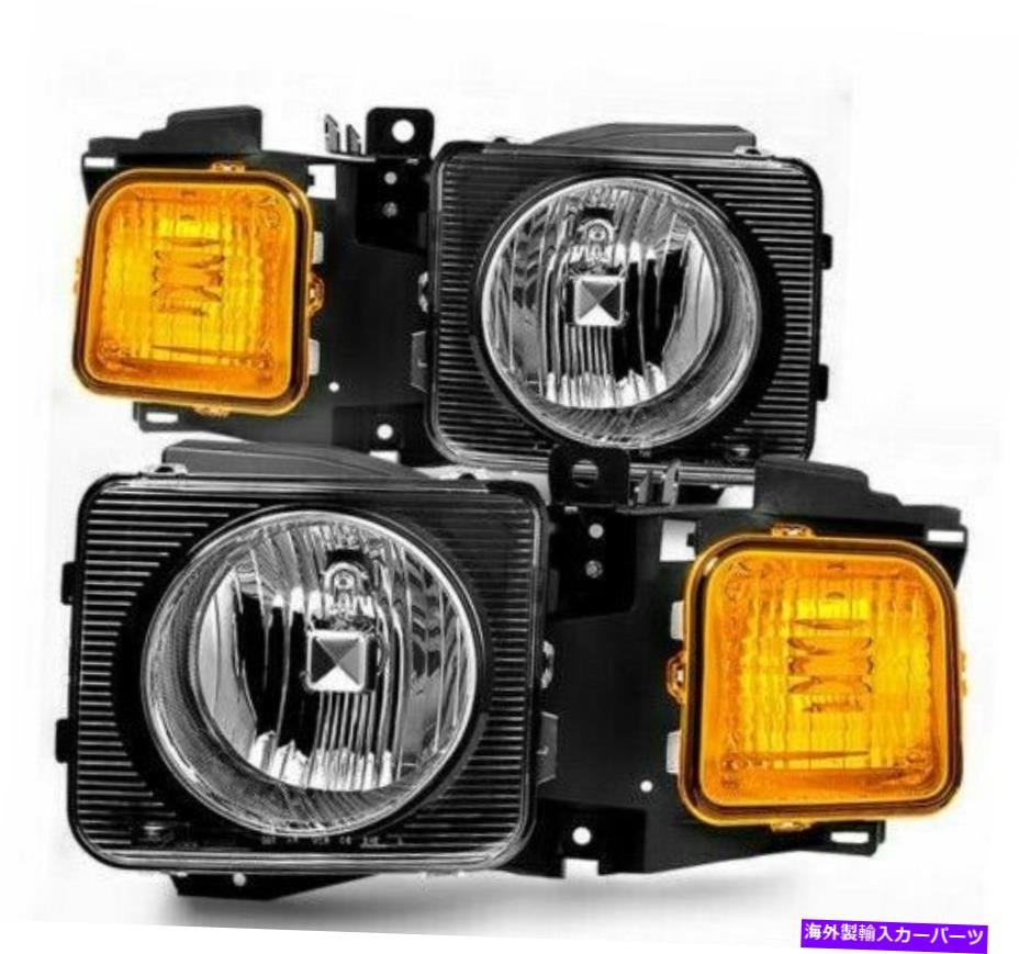 USヘッドライト 2006-2010 Hummer H3 H3Tヘッドライトヘッドランプアフターマーケット左+右06-10ペア 2006-2010 Hummer H3 H3T Headlights Headlamps Aftermarket Left+Right 06-10 Pair【並行輸入品】