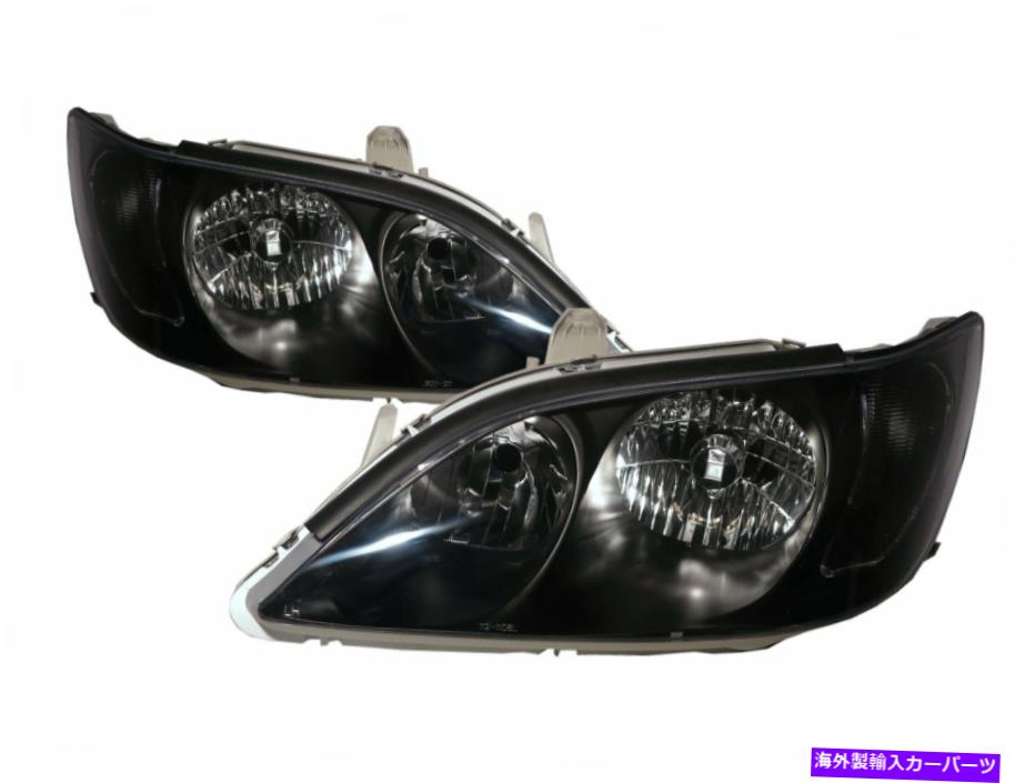 USヘッドライト トヨタLHDのためのカムリXV30 MK5 2002-2003セダン4Dクリアヘッドライトブラックアジア CAMRY XV30 MK5 2002-2003 Sedan 4D Clear Headlight Black ASIA for TOYOTA LHD【並行輸入品】
