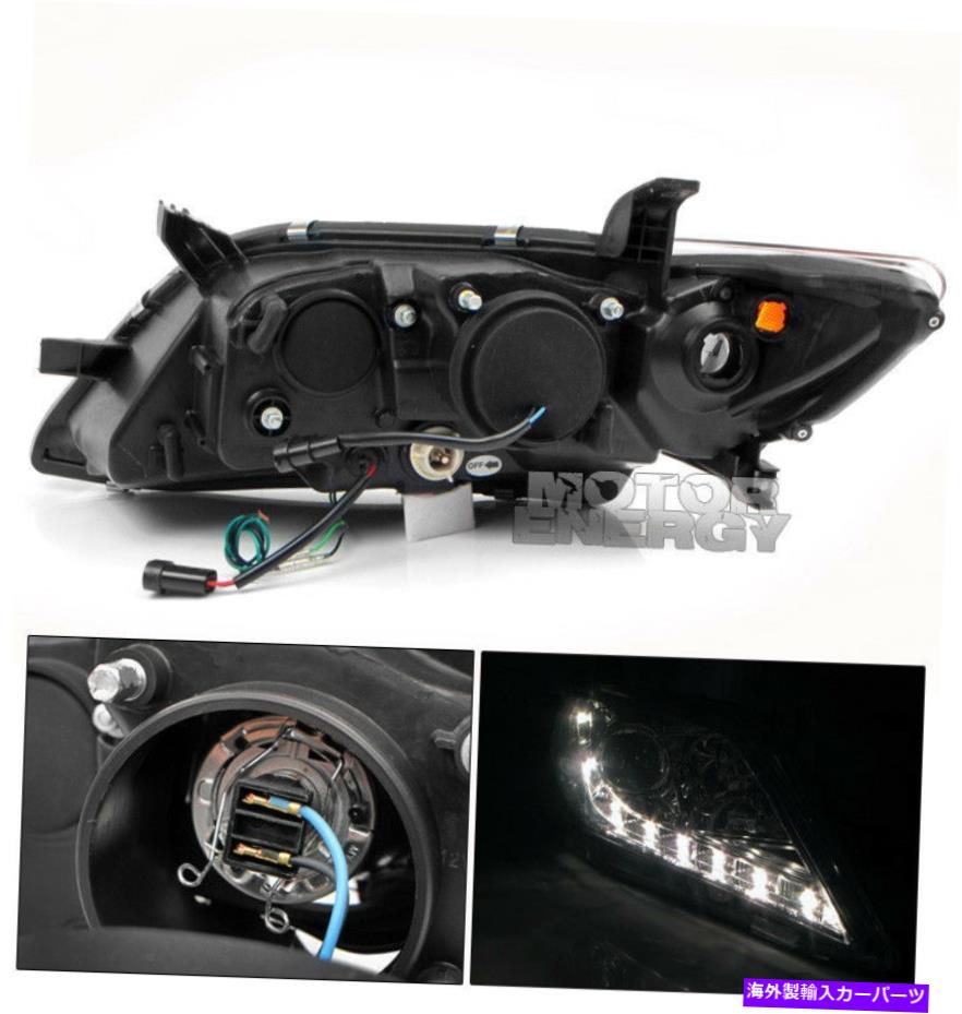 USヘッドライト 07 08 08 09 09 TOYOTA CAMRY DRL LEDブラックプロジェクターヘッドライトW / HID 50W CELE XLE 07 08 09 TOYOTA CAMRY DRL LED BLACK PROJECTOR HEADLIGHTS W/HID 50W CE LE SE XLE【並行輸入品】