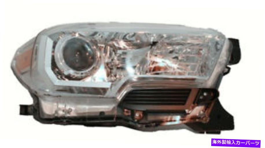 USヘッドライト 2016年2017年トヨタタコマヘッドライトヘッドランプ助手席側交換 For 2016 2017 Toyota Tacoma Headlight Headlamp Passenger Side Replacement【並行輸入品】