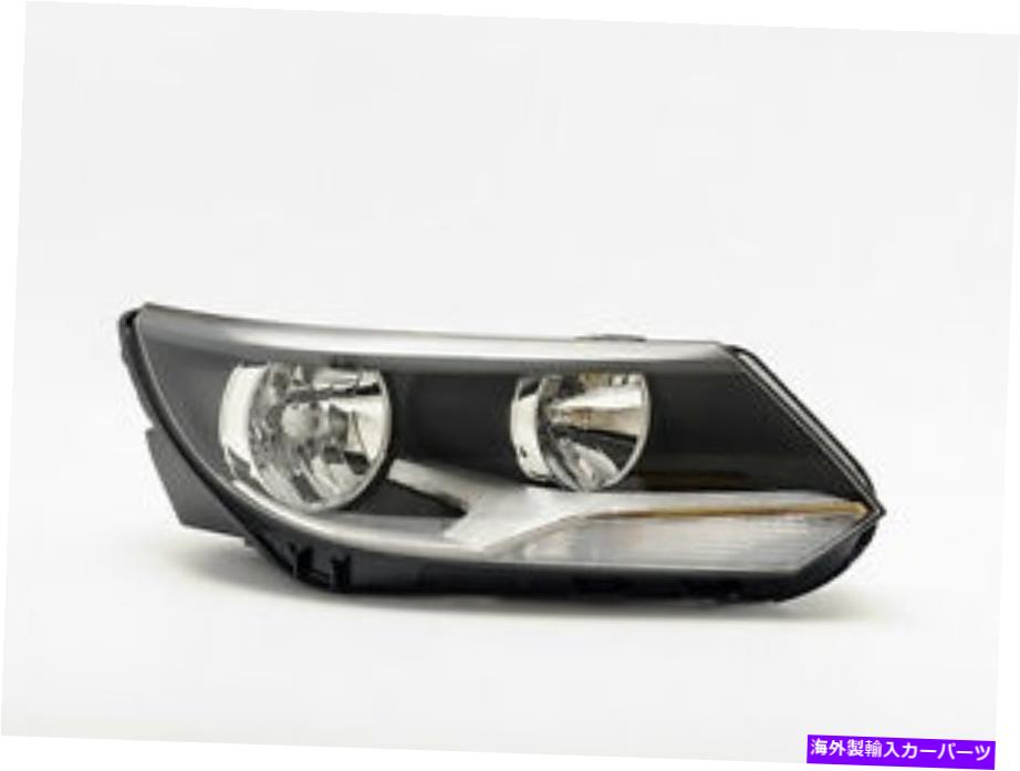 USヘッドライト 2011年からのVW Tiguan FaceLiftのためのDRLが付いているHella右側の乗客のヘッドライト - HELLA right side passenger headlight with DRL FOR VW Tiguan Facelift from 2011-【並行輸入品】