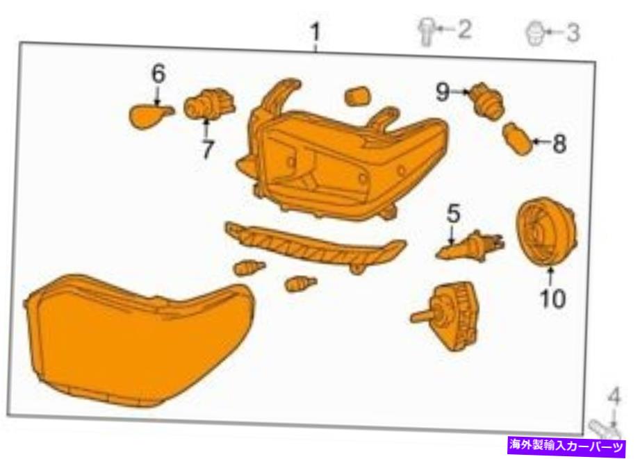 USヘッドライト トヨタ純正ヘッドライトアセンブリフロント811500C091 For Toyota Genuine Headlight Assembly Front Left 811500C091【並行輸入品】｜Us Custom Parts Shop USDM