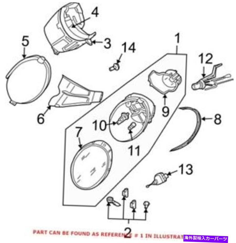 USヘッドライト ヴォルクスワーゲン1C0941029Kのための本物のOEMフロント左ヘッドライトアセンブリ Genuine OEM Front Left Headlight Assembly for Volkswagen 1C0941029K【並行輸入品】｜Us Custom Parts Shop USDM