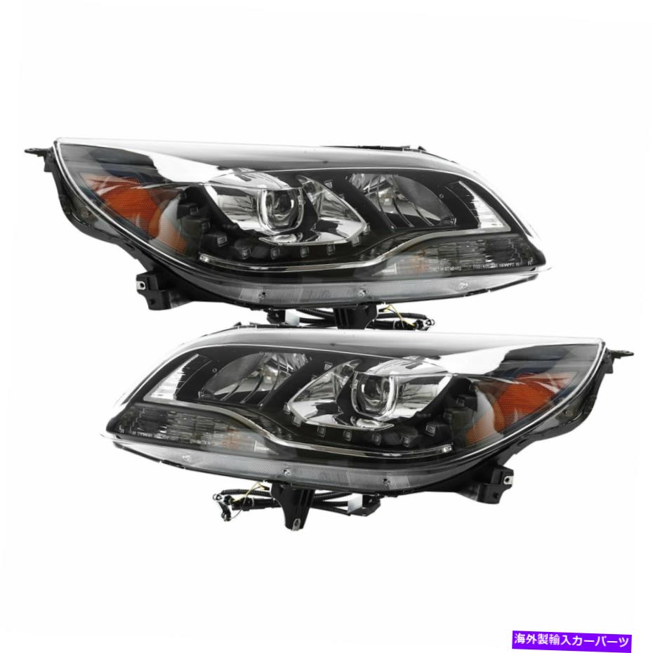 USヘッドライト Pair Halo LEDプロジェクターヘッドライトランプ左+右+右+右、Chevy Malibu Pair Halo LED Projector Headlights Lamps Left+Right For 2013-2015 Chevy Malibu【並行輸入品】 65,959円