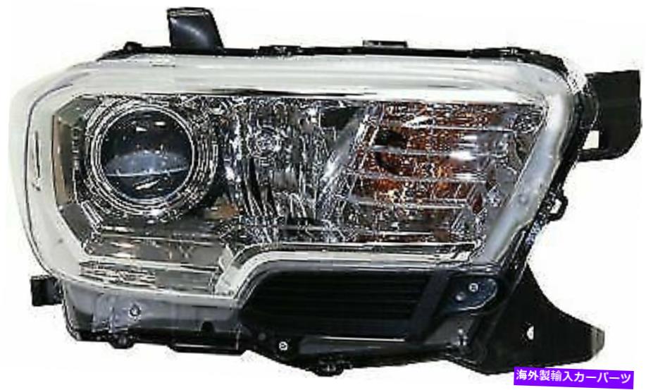 USヘッドライト 右側透明レンズ、16~18トヨタタコマのためのクロムインテリアヘッドライト Right Side Clear Lens, Chrome Interior Headlight for 16-18 Toyota Tacoma【並行輸入品】