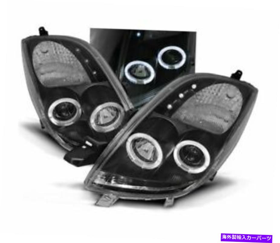 USヘッドライト ヘッドランプヘッドライトトヨタYARIS 2006-2009天使の目黒いLHD Headlamps Headlight Toyota Yaris 2006-2009 Angel Eyes Black LHD【並行輸入品】｜Us Custom Parts Shop USDM