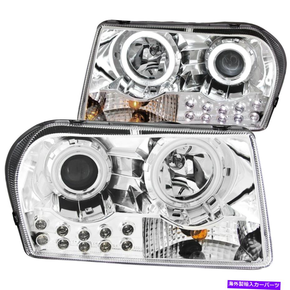 USヘッドライト Anzo USA 121136プロジェクターヘッドライトセットW / Haloフィット05-10 300 Anzo USA 121136 Projector Headlight Set w/Halo Fits 05-10 300【並行輸入品】