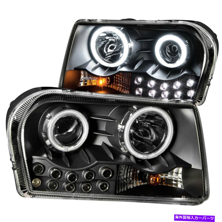 USヘッドライト Anzo USA 121152プロジェクターヘッドライトセットW / Haloフィット05-10 300 Anzo USA 121152 Projector Headlight Set w/Halo Fits 05-10 300【並行輸入品】