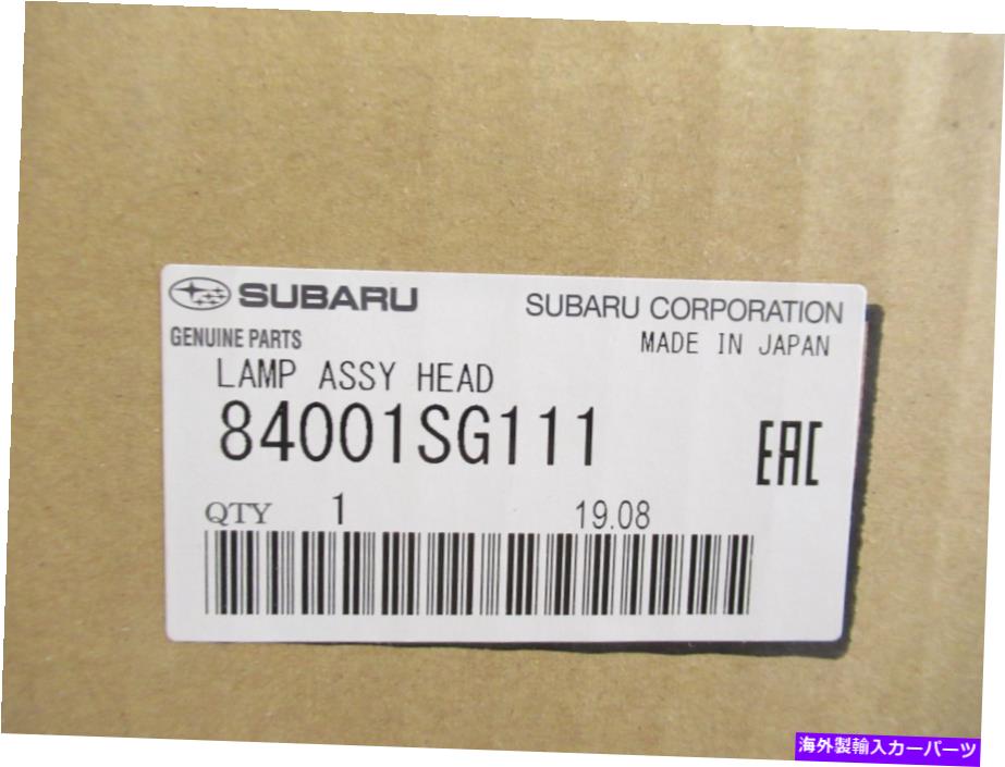 USヘッドライト 純正OEM Subaru 84001SG111運転側のヘッドライトASLE 2014-2016 Genuine OEM Subaru 84001SG111 Driver Side Headlight Assy 2014-2016 Forester【並行輸入品】