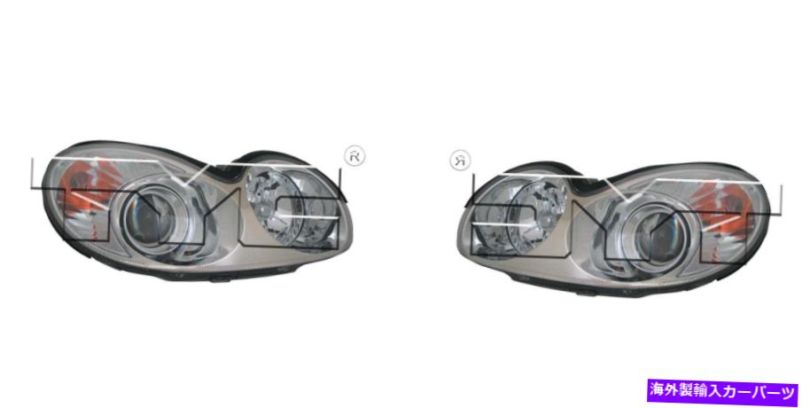 USヘッドライト 2002-2005 Hyundai Sonataのための運転手と助手席側のヘッドライト Driver and Passenger Side Headlight For 2002-2005 Hyundai Sonata【並行輸入品】｜Us Custom Parts Shop USDM