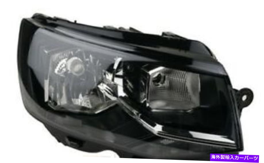 USヘッドライト VWマルチバンT6 SGF、SGM、2015年のSGNの右側のブラック旅客ヘッドライト Right side black passenger headlight for VW MULTIVAN T6 SGF, SGM, SGN from 2015【並行輸入品】