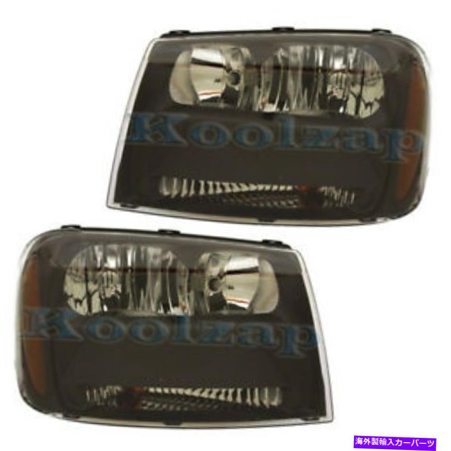 USヘッドライト 06-09 Trailblazerヘッドライトヘッドランプヘッドライトランプ左右サイドセットペア 06-09 Trailblazer Headlight Headlamp Head Light Lamp Left & Right Side Set PAIR【並行輸入品】
