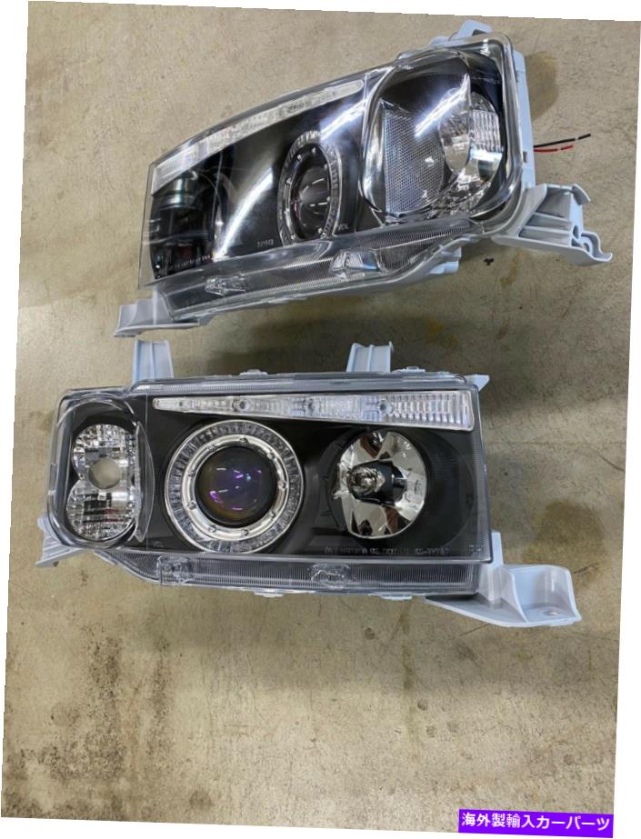 USヘッドライト 2004-2007 SCION XB Haloプロジェクターブラックハウジングヘッドランプ 2004-2007 Scion xB Halo Projector Black Housing Headlamps【並行輸入品】|Us Custom Parts Shop USDM