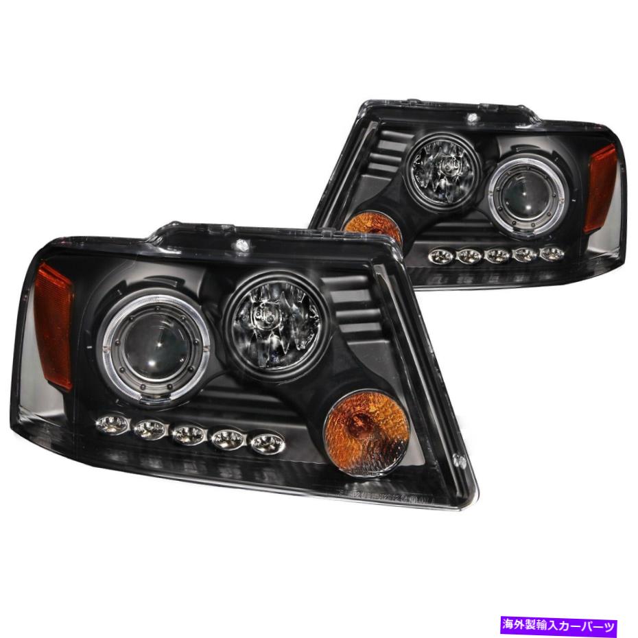 USヘッドライト ANZO USA 111204プロジェクターヘッドライトセットW / Haloフィット04-08 F-150マークLT Anzo USA 111204 Projector Headlight Set w/Halo Fits 04-08 F-150 Mark LT【並行輸入品】｜Us Custom Parts Shop USDM