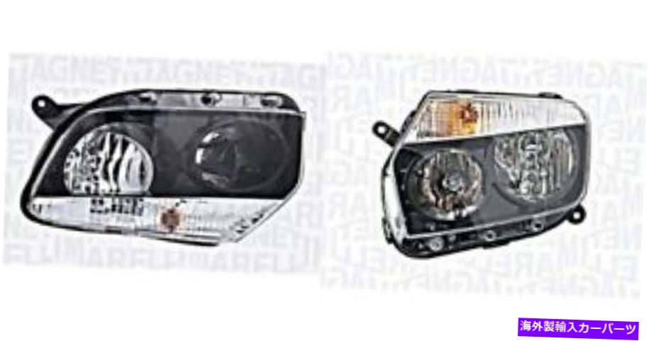 USヘッドライト Dacia Renault Dnster 260104846R 260605370R Magneti Marelliのヘッドライトペア Headlight Pair For DACIA RENAULT Duster 260104846R 260605370R MAGNETI MARELLI【並行輸入品】