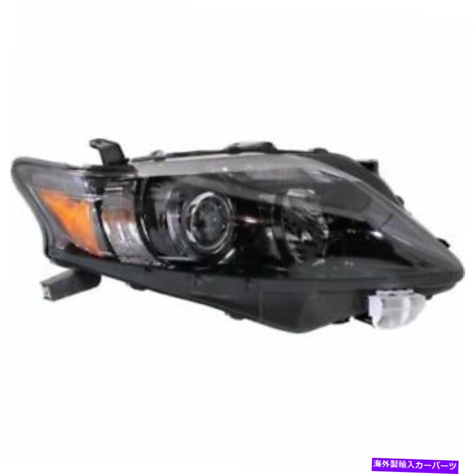 USヘッドライト RX350 10-12、助手席側ヘッドライト、クリアレンズ。黒のインテリア For RX350 10-12, Passenger Side Headlight, Clear Lens; Black Interior【並行輸入品】
