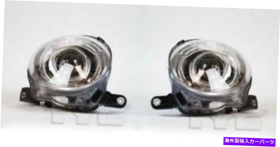 USヘッドライト サイド/ペアフィット2012 - 2018 Fiat 500フロントヘッドライトアセンブリ交換ハウジング SIDE/PAIR fits 2012 - 2018 Fiat 500 Front Headlight Assembly Replacement Housing【並行輸入品】|Us Custom Parts Shop USDM