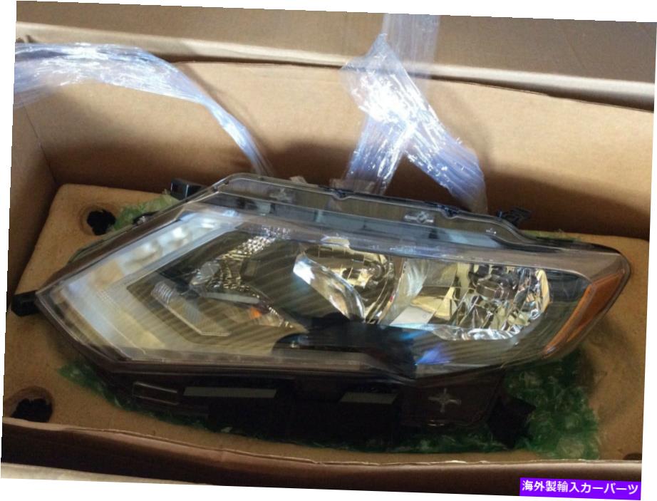 USヘッドライト 2017-2019日産ローグS SL SVハイブリッドドライバーヘッドライトハロゲンw LED OEM新品 2017-2019 NISSAN ROGUE S SL SV HYBRID DRIVER Headlight Halogen w LED OEM NEW【並行輸入品】 63,575円