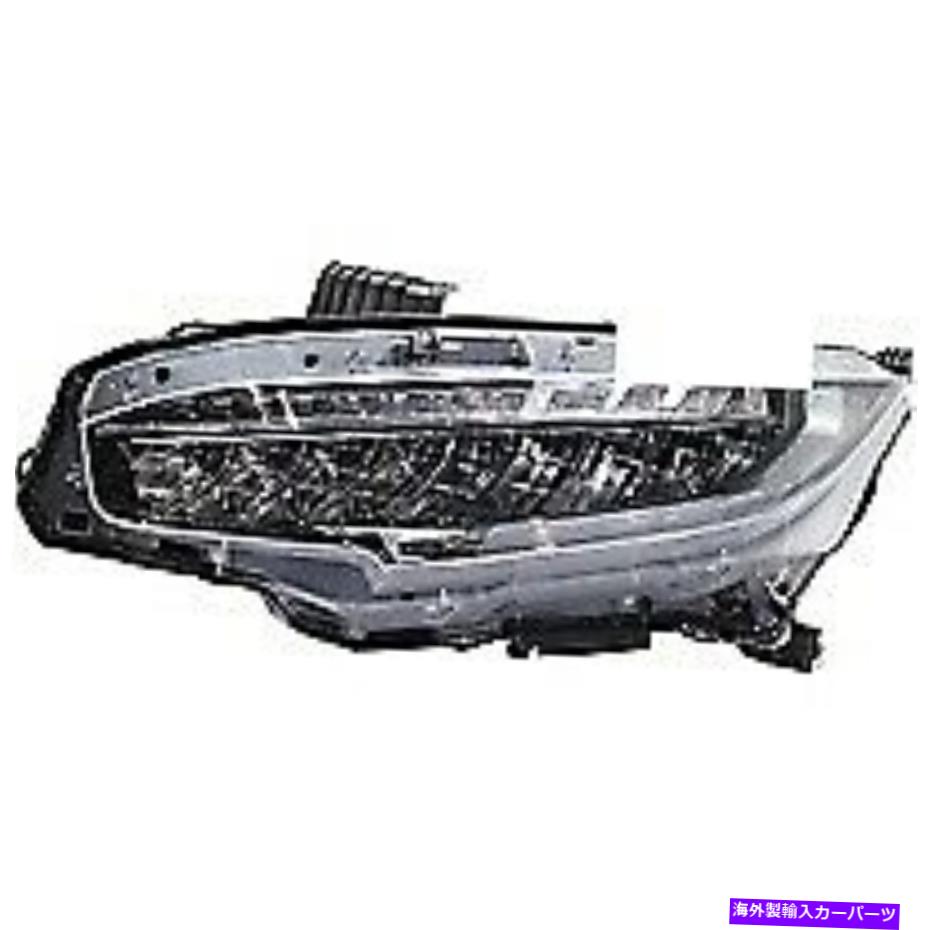 USヘッドライト ホンダシビッククーペ/セダン2016-2020 33150TBAA11 HO2502176のための左LEDヘッドライト Left LED HEAD LIGHT for HONDA CIVIC COUPE/SEDAN 2016-2020 33150TBAA11 HO2502176【並行輸入品】
