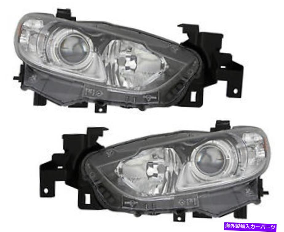 USヘッドライト 2015年2015年2016年2017年マツダ6ヘッドライトペアセット For 2014 2015 2016 2017 Mazda 6 Headlights Pair Set【並行輸入品】