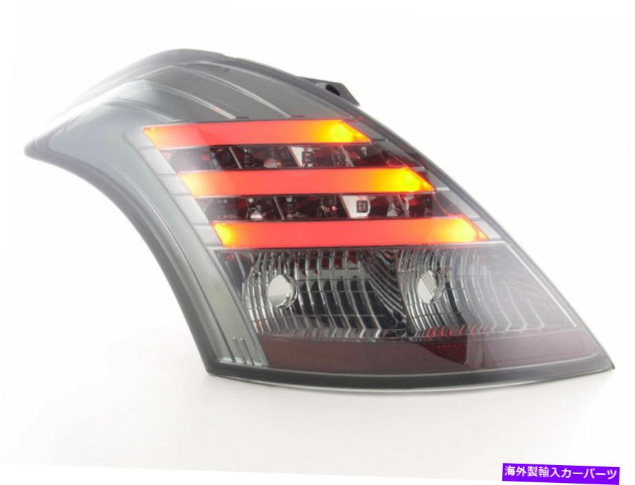 USヘッドライト スズキスイフトFZ NZ 11-のためのブラッククリアカラーLEDライトバーライトテールリアライト black clear color LED lightbar light tail rear lights for Suzuki Swift FZ NZ 11-【並行輸入品】