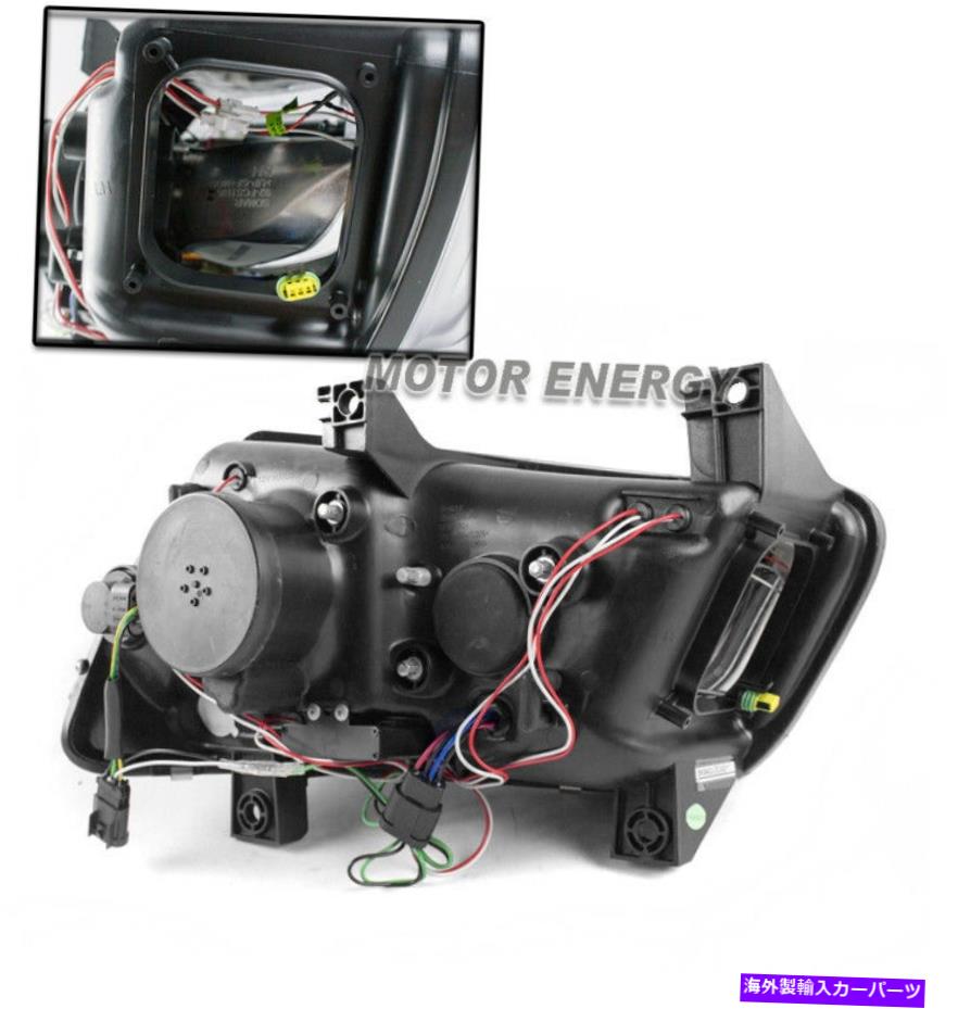 USヘッドライト 11-14充電器DRL LEDバープロジェクタヘッドライトランプブラック（HID版）セット FOR 11-14 CHARGER DRL LED BAR PROJECTOR HEADLIGHT LAMP BLACK (HID VERSION) SET【並行輸入品】