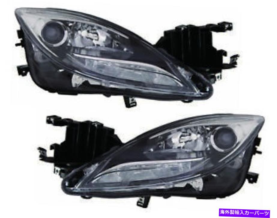 USヘッドライト 2011年2012年マツダ6ヘッドライトペアセット For 2011 2012 2013 Mazda 6 Headlights Pair Set【並行輸入品】