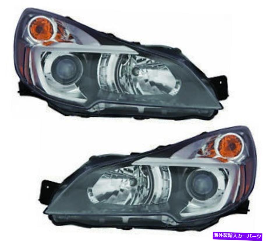 USヘッドライト 2013年2014年のスバルレガシー/アウトバックヘッドライトペアセット For 2013 2014 Subaru Legacy/Outback Headlights Pair Set【並行輸入品】