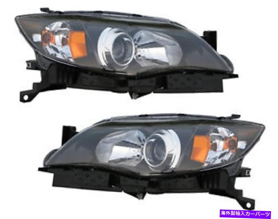 USヘッドライト 2008年2009 2011 2011 Subaru Imperza / WRXヘッドライトペアセット For 2008 2009 2010 2011 Subaru Impreza/Wrx Headlights Pair Set【並行輸入品】