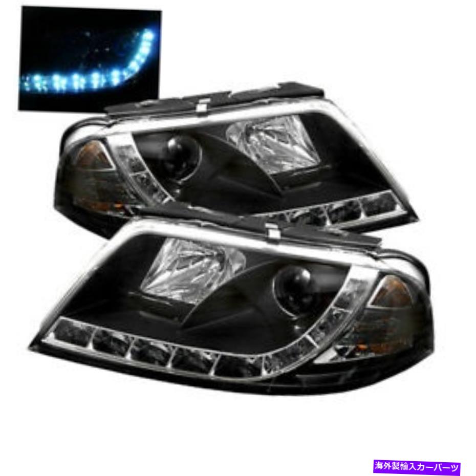 USヘッドライト Volkswagen 01-05 PassatブラックDRL LEDプロジェクターヘッドライトランプセットGLX GLS W8 Volkswagen 01-05 Passat Black DRL LED Projector Headlights Lamp Set GLX GLS W8【並行輸入品】｜Us Custom Parts Shop USDM