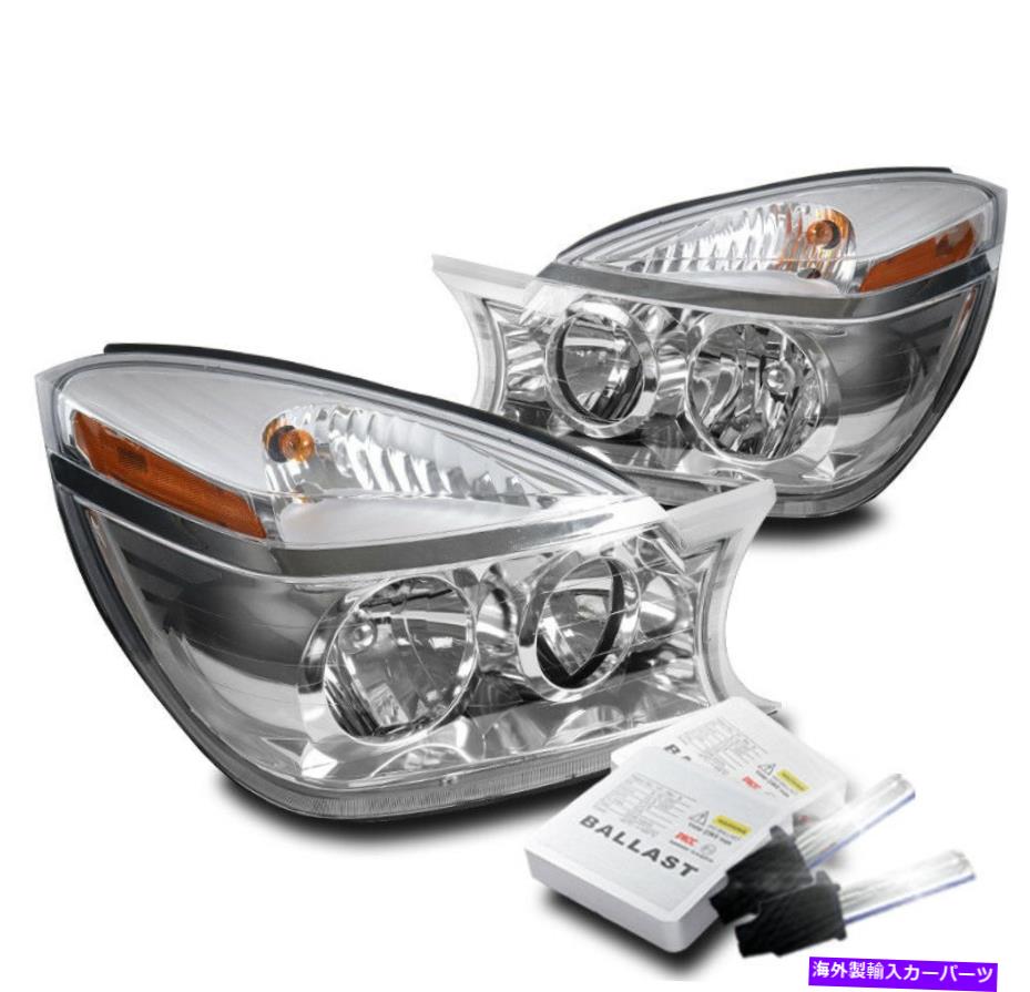 USヘッドライト クロム交換ヘッドライトヘッドランプW / 6000K HID 2002-2007 Buick Rendezvous CHROME REPLACMENT HEADLIGHTS HEADLAMP W/6000K HID FOR 2002-2007 BUICK RENDEZVOUS【並行輸入品】|Us Custom Parts Shop USDM