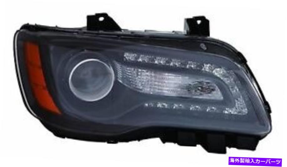 USヘッドライト Chrysler 300 2011-2014黒い海老右乗客ヘッドライトヘッドライトランプ CHRYSLER 300 2011-2014 BLACK HAOLOGEN RIGHT PASSENGER HEADLIGHT HEAD LIGHT LAMP【並行輸入品】