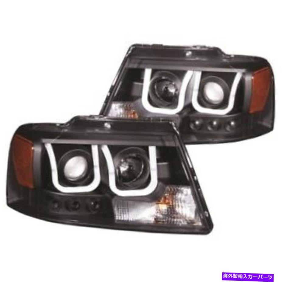 USヘッドライト Anzo 111288プロジェクターヘッドライトセット06-08 Lincoln Mark Lt Newのための2pc w / u-bar Anzo 111288 Projector Headlight Set 2pc w/U-Bar For 06-08 Lincoln Mark LT NEW【並行輸入品】｜Us Custom Parts Shop USDM