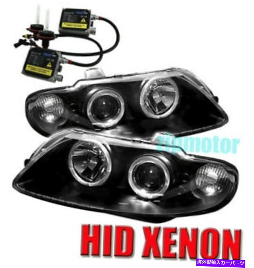 USヘッドライト 04-06 Pontiac GTO LEDプロジェクターヘッドライト+ 6000K HID BLK 04-06 PONTIAC GTO LED PROJECTOR HEADLIGHT+6000K HID BLK【並行輸入品】