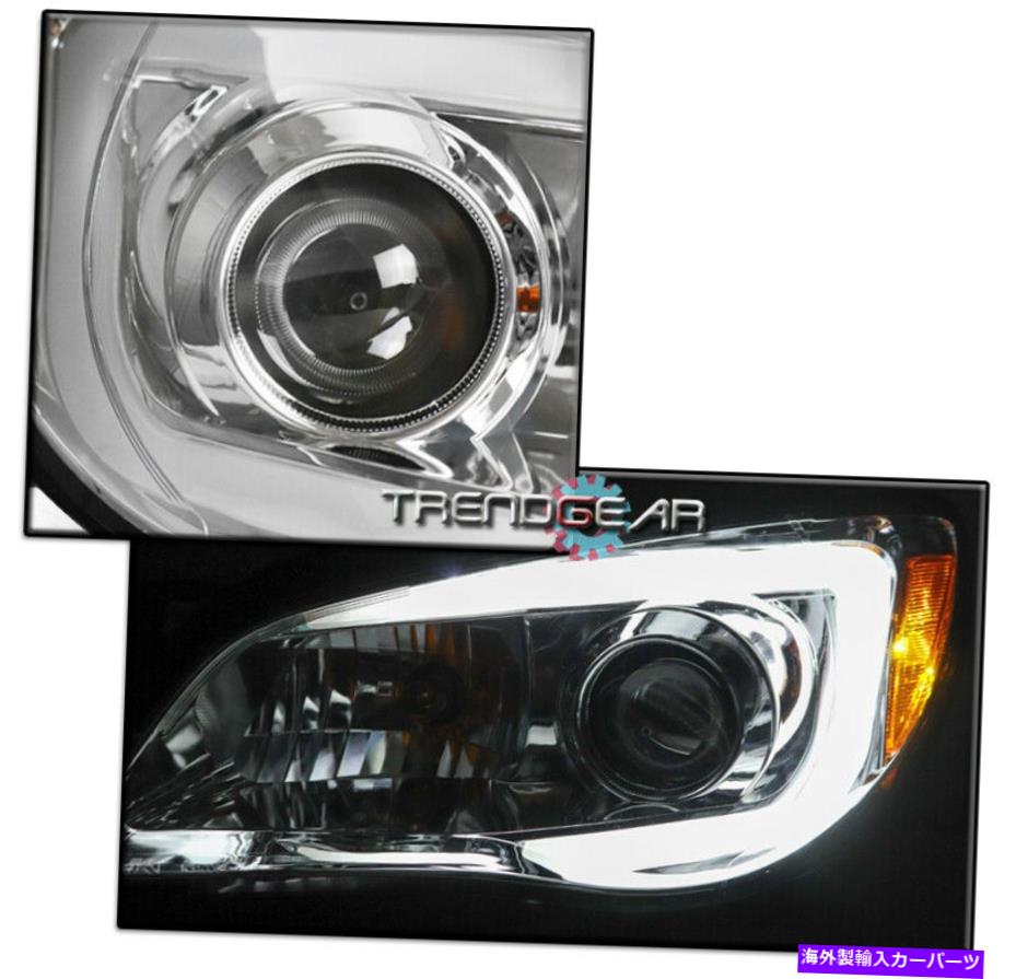 USヘッドライト 2006年から2007年のSubaru Imperza WRXアウトバックLEDプロジェクターヘッドライトヘッドランプクロム FOR 2006-2007 SUBARU IMPREZA WRX OUTBACK LED PROJECTOR HEADLIGHT HEADLAMP CHROME【並行輸入品】