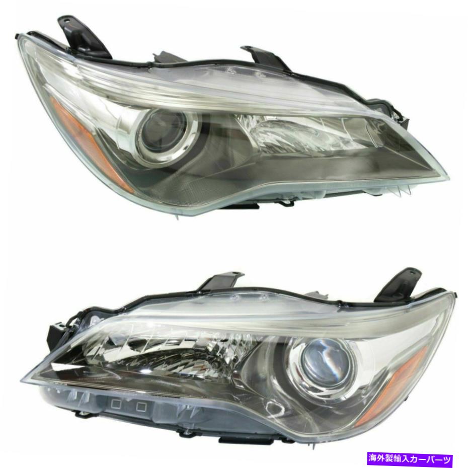 USヘッドライト Toyota Camry 2015-2017 XSE SEヘッドライトヘッドライトフロントランプペア FITS TOYOTA CAMRY 2015-2017 XSE SE HEADLIGHTS HEAD LIGHTS FRONT LAMPS PAIR【並行輸入品】