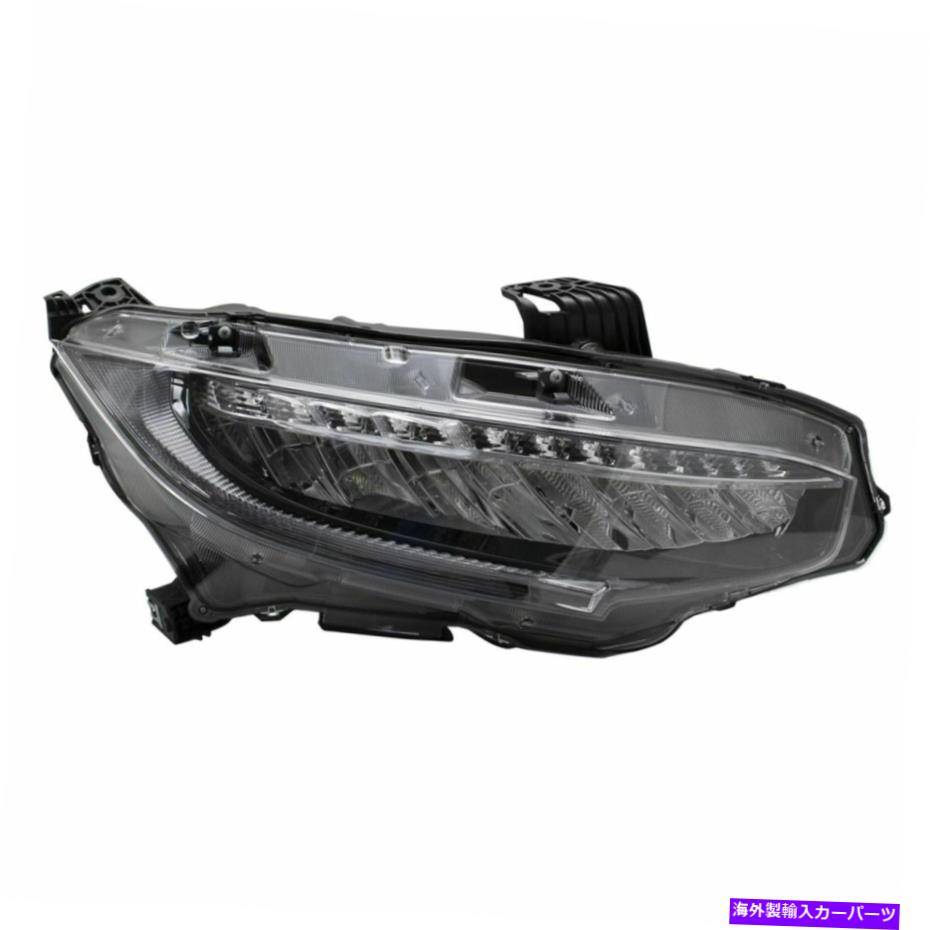 USヘッドライト ホンダシビックのためのLEDヘッドライトランプアセンブリ旅客サイドRH RF LED Headlight Lamp Assembly Passenger Side RH RF for Honda Civic【並行輸入品】