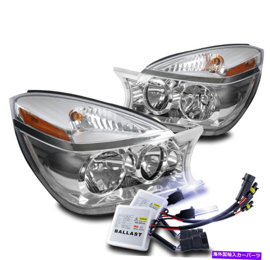 USヘッドライト クロム交換ヘッドライトヘッドランプW / 2002-2007 Buick Rendezvous CHROME REPLACMENT HEADLIGHT HEADLAMP W/10000K HID FOR 2002-2007 BUICK RENDEZVOUS【並行輸入品】