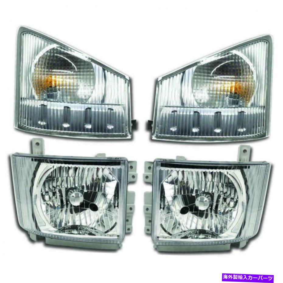 USヘッドライト GMCトラック2008-2015 W3500 W4500 W5500トラックヘッドライトSignal Lights 4PC GMC TRUCK 2008-2015 W3500 W4500 W5500 TRUCK HEADLIGHTS TURN SIGNAL LIGHTS 4PC【並行輸入品】 65,163円