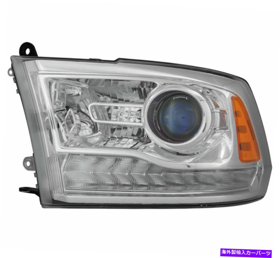 USヘッドライト 左LHヘッドランプアセンブリハロゲンプロジェクターフィット2013 2015ラムピックアップRAM 1500 Left LH Headlamp Assembly Halogen Projector fits 2013 2015 Ram Pickup Ram 1500【並行輸入品】