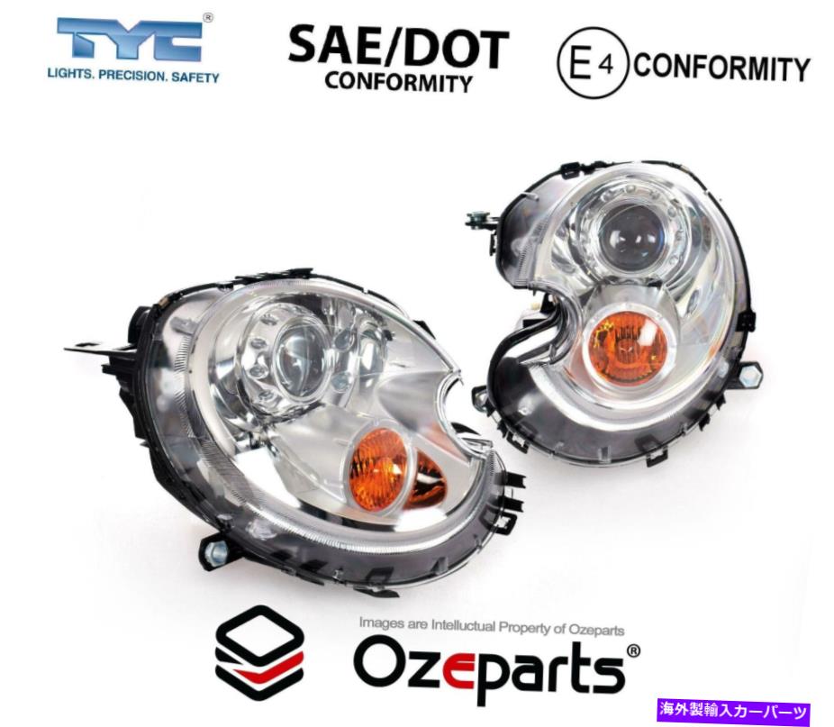 USヘッドライト BMWミニクーパーハードトップ07~13 /ソフトトップ09~13用ペアLH + RHヘッドライト（HID） Pair LH+RH Head Light (HID) For BMW Mini Cooper Hard Top 07~13 / Soft Top 09~13【並行輸入品】