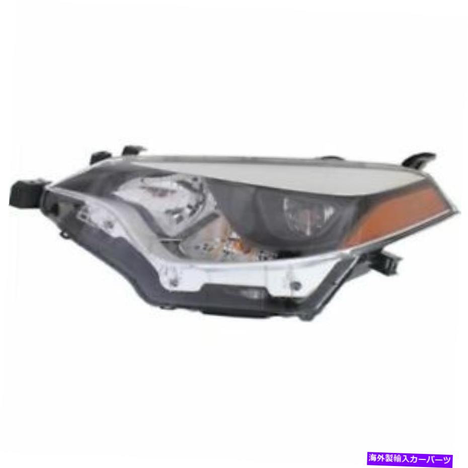 USヘッドライト Corolla 14-16、CAPA運転者側のヘッドライト、クリアレンズ For Corolla 14-16, CAPA Driver Side Headlight, Clear Lens【並行輸入品】|Us Custom Parts Shop USDM