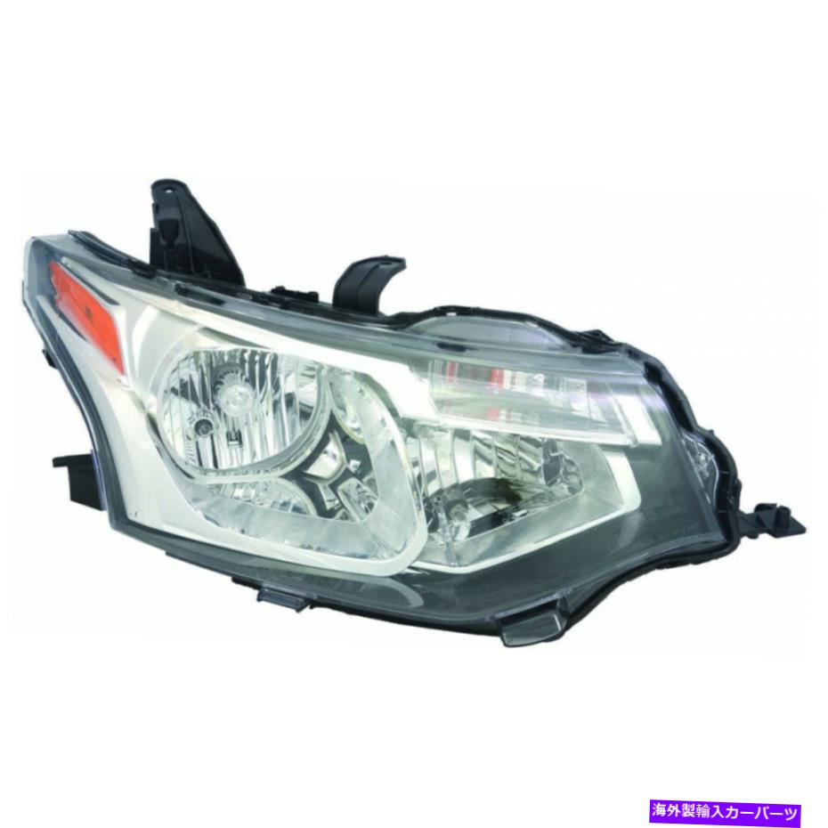 USヘッドライト 三菱アウトランダーヘッドライト2014 2015乗客側W /電球ドット For Mitsubishi Outlander Headlight 2014 2015 Passenger Side w/ Bulbs DOT【並行輸入品】